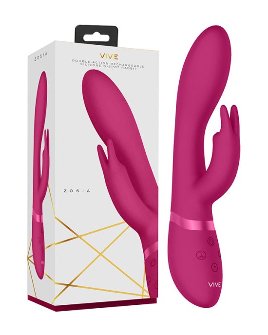 Vive Zosia Classic G-Spot Rabbit Vibrator - Pink