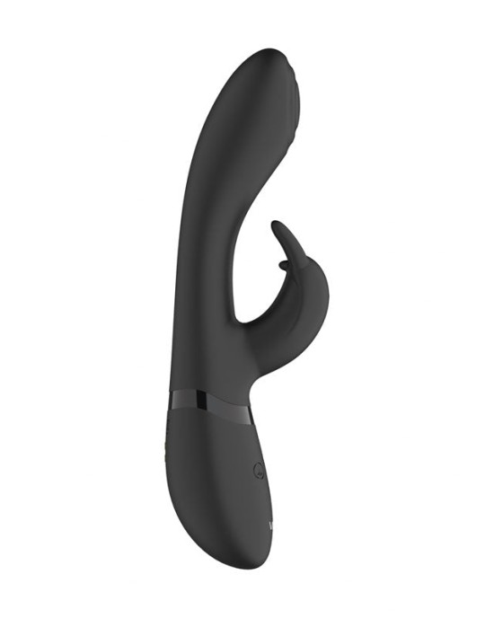 Vive Cato Pulsating Tip Rabbit Vibrator - Black