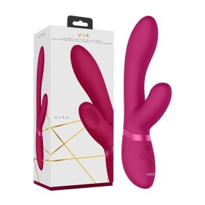 Vive Kyra Pulsating Tip Rabbit Vibrator - Pink