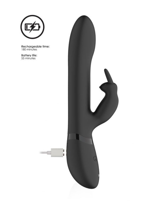 Vive Amoris Rabbit Vibrator - Black