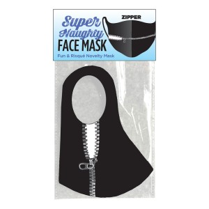 Super Naughty Zipper Mouth Face Mask