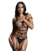 LE DESIR Shredded Bodystocking - Black - One Size