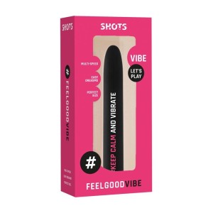 Feelgood #KeepCalmAndVibrate - Black Vibrator