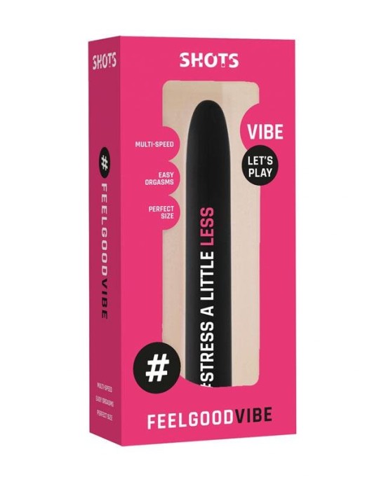 Feelgood #StressALittleLess - Black Vibrator