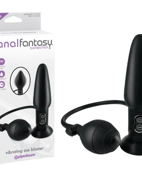 Anal Fantasy Collection Vibrating Inflatable Ass Blaster Butt Plug