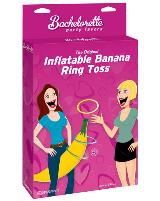 Bachelorette Inflatable Banana Ring Toss Game