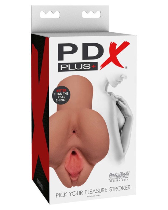 PDX PLUS Pick Your Pleasure Stroker - Flesh Vagina