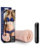 M for Men Ashley - Flesh Vibrating Vagina Stroker