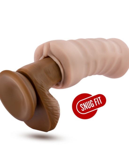 M for Men Ashley - Flesh Vibrating Vagina Stroker