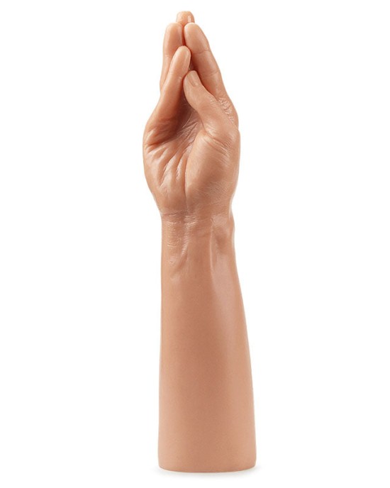 King 13.5 Inch Realistic Magic Hand - Flesh Dildo