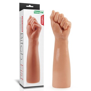 King Sized 12 Inch Realistic Bitch Fist - Flesh Dildo