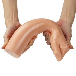 King Sized 12 Inch Realistic Bitch Fist - Flesh Dildo