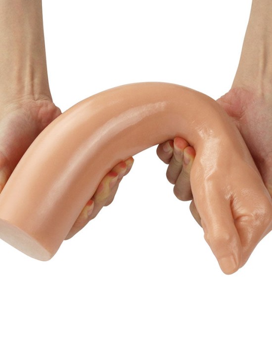 King Sized 12 Inch Realistic Bitch Fist - Flesh Dildo