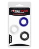 Power Plus Triple Donut Rings - Set of 3