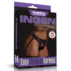 Ingen Easy Strap-On Adjustable Harness - Black