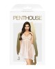 Penthouse NAUGHTY DOLL - White Lace Babydoll - S/M