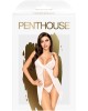 Penthouse AFTER SUNSET - White Ruffle Babydoll - L/XL