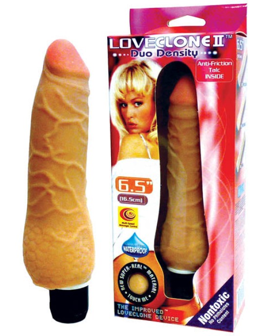 Loveclone II Duo Density - Flesh 6.5 Inch Vibrator