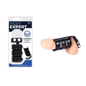 Mens Expert Cock Strap with Sheath Plain