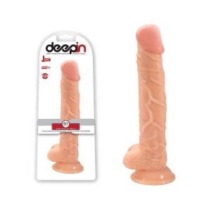 Deep in Realistic 9 Inch Dildo - Flesh