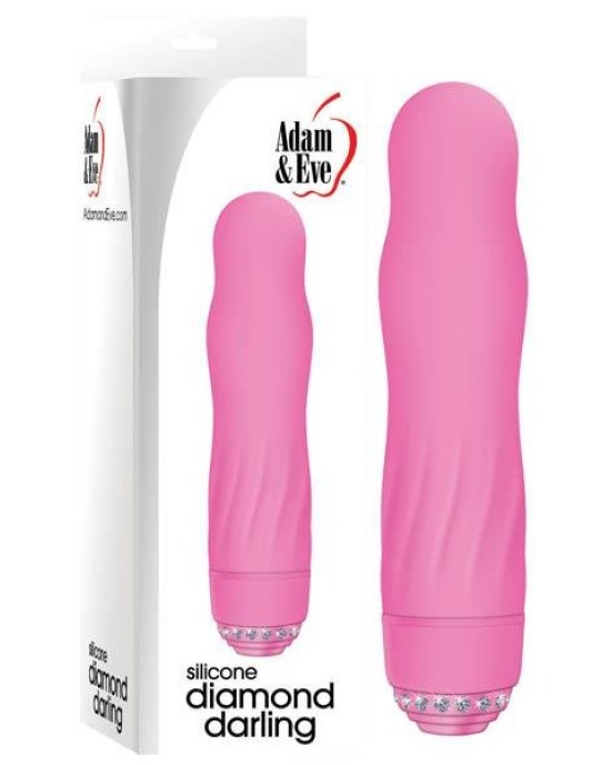 Adam & Eve Diamond Darling - Pink 10.25 cm Vibrator