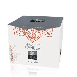 Shiatsu Massage Candle - Sandalwood Scented 130gr