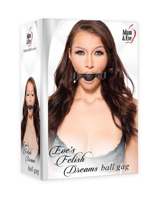 Adam & Eve Eve's Fetish Dreams Ball Gag - Black