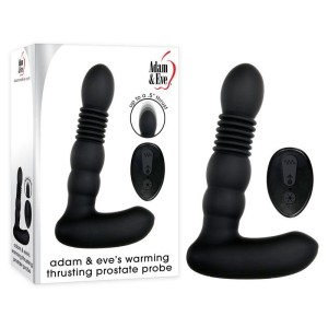 Adam & Eve Warming Thrusting Prostate Probe - Black