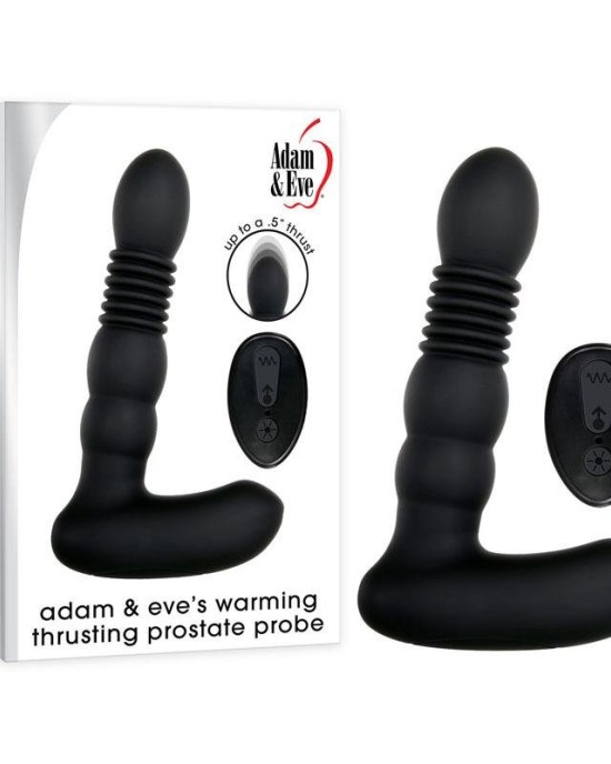 Adam & Eve Warming Thrusting Prostate Probe - Black