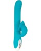 Evolved The Show Stopper Thrusting Rabbit Vibrator - Teal