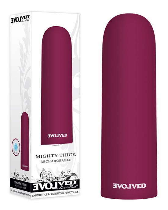 Evolved Mighty Thick - Burgundy Red Bullet