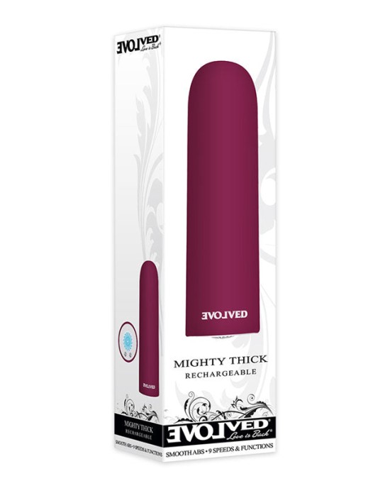 Evolved Mighty Thick - Burgundy Red Bullet