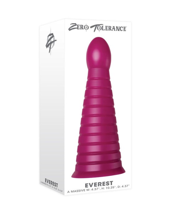 Zero Tolerance Everest - Burgundy Giant Butt Plug