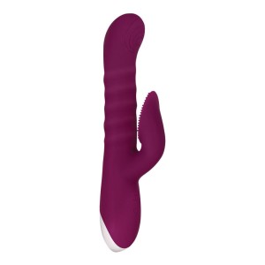 Evolved Lovely Lucy Rabbit Vibrator - Burgundy Red