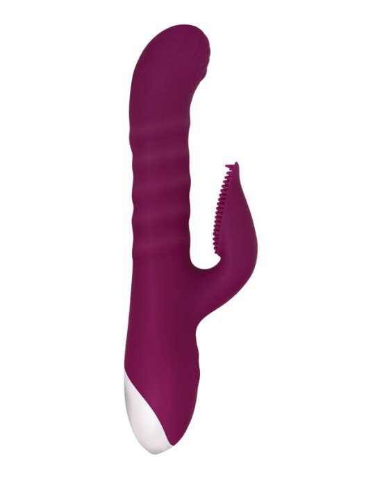 Evolved Lovely Lucy Rabbit Vibrator - Burgundy Red