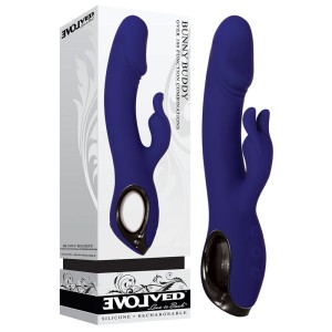 Evolved Bunny Buddy Rabbit Vibrator - Blue