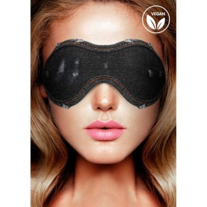 Ouch! Denim Eye Mask - Black