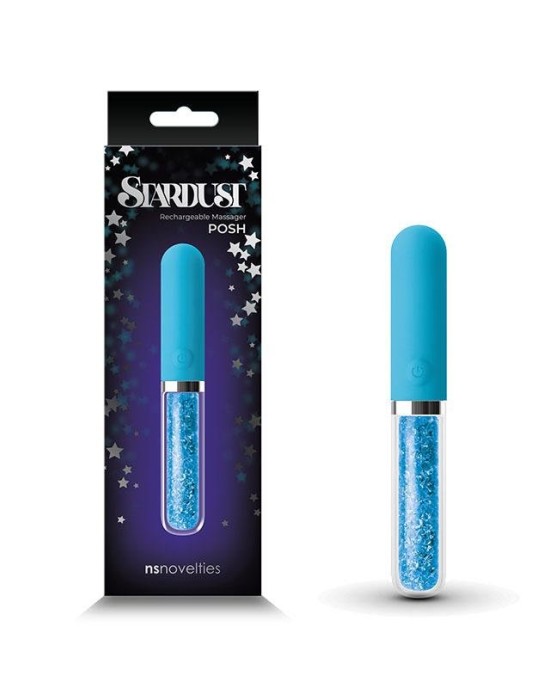 Stardust - Posh - Blue Glass Vibrator