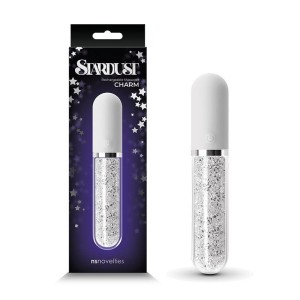 Stardust - Charm - White Glass Vibrator