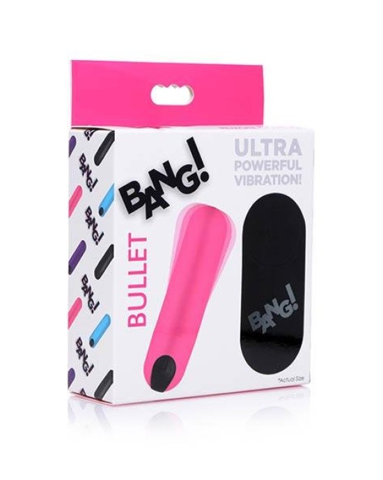 Bang! Bullet - Pink Bullet with Wireless Remote