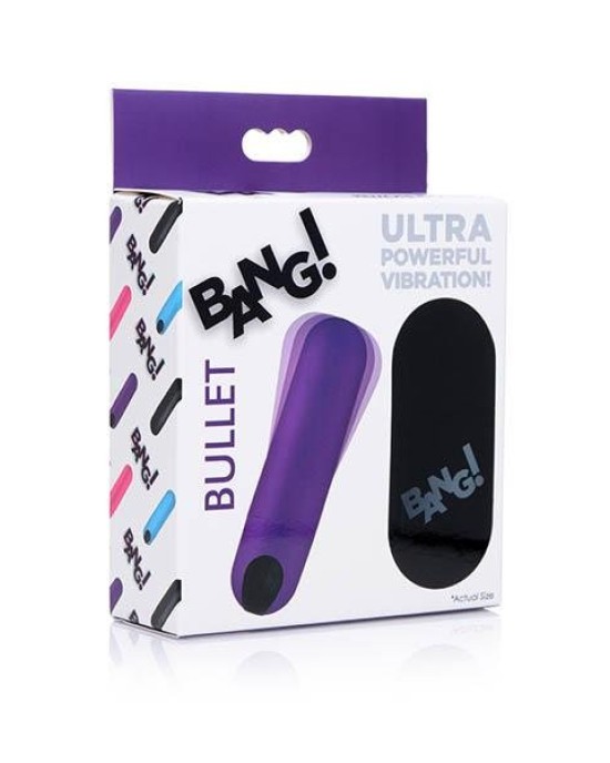 Bang! Bullet - Purple Bullet with Wireless Remote