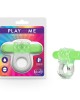 Play With Me Teaser Vibrating C-Ring - Green