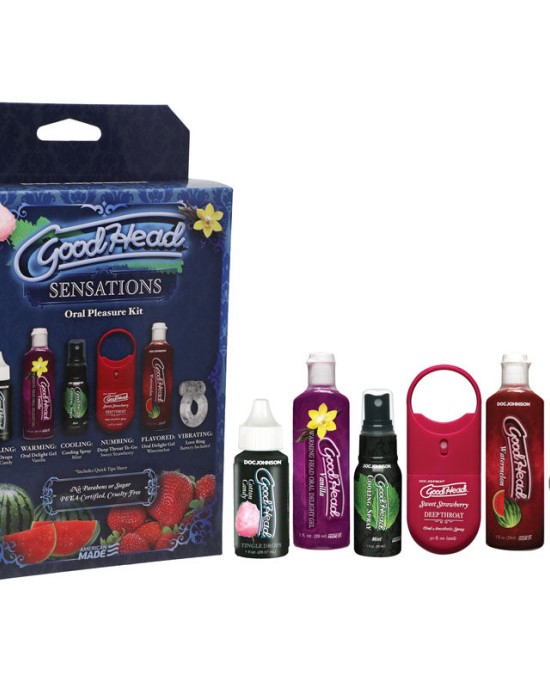 GoodHead Sensations Kit - 6 Piece Lotion Set