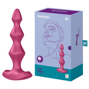 Satisfyer Lolli-Plug 1 - Berry Vibrating Anal Beads