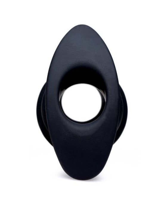 Master Series Hive Ass Tunnel - Black Medium Hollow Butt Plug