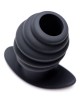 Master Series Hive Ass Tunnel - Black Medium Hollow Butt Plug