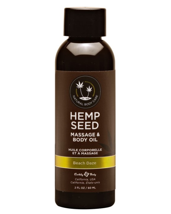 Hemp Seed Massage & Body Oil - Beach Daze - 59ml