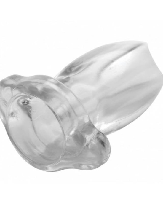 Master Series Gape Glory - Clear Large Hollow Anal Plug