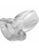 Master Series Gape Glory - Clear Large Hollow Anal Plug