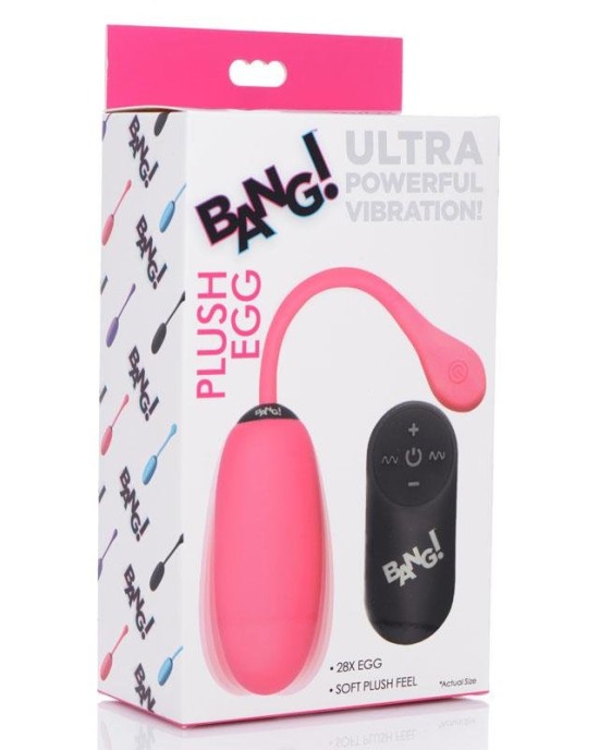 Bang! 28X Plush Egg & Remote - Pink